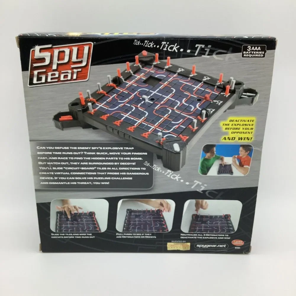 Spy Gear Spy Wire Sliding The Circuits Game 2008 Wild Planet‎ New